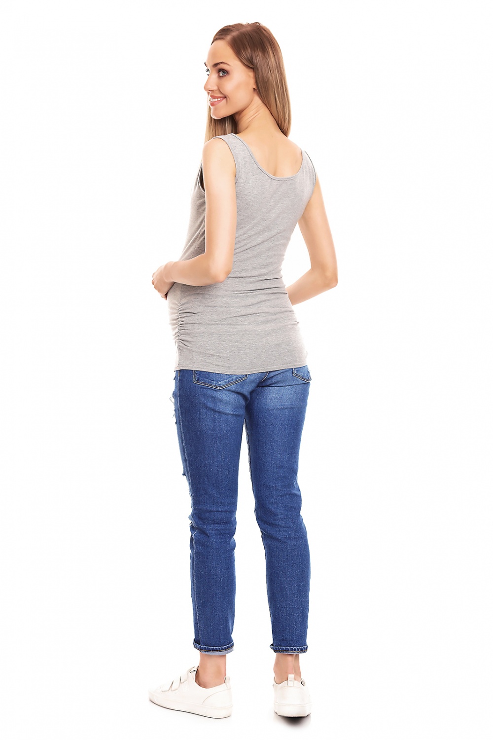 zwangerschaps T-shirt model 132607 PeeKaBoo - Afbeelding 3
