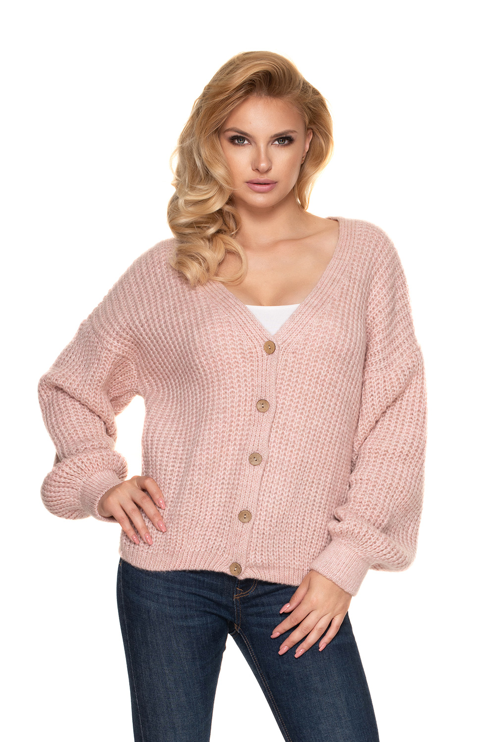 cardigan model 156914 PeeKaBoo