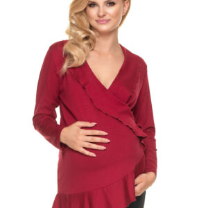 Zwangerschapsblouse model 157822 PeeKaBoo