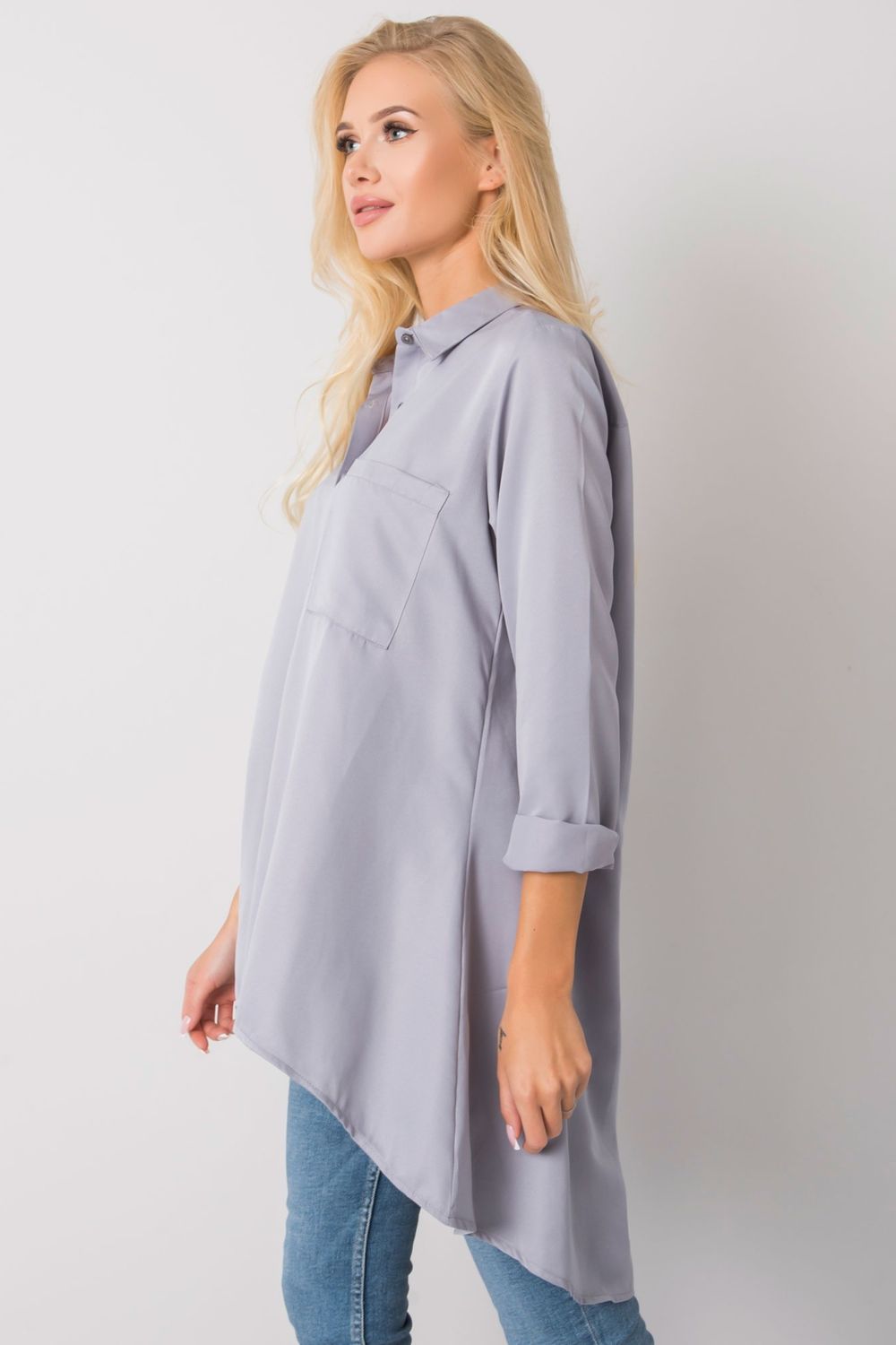 Overhemd met lange mouwen model 160751 Ex Moda - Afbeelding 2