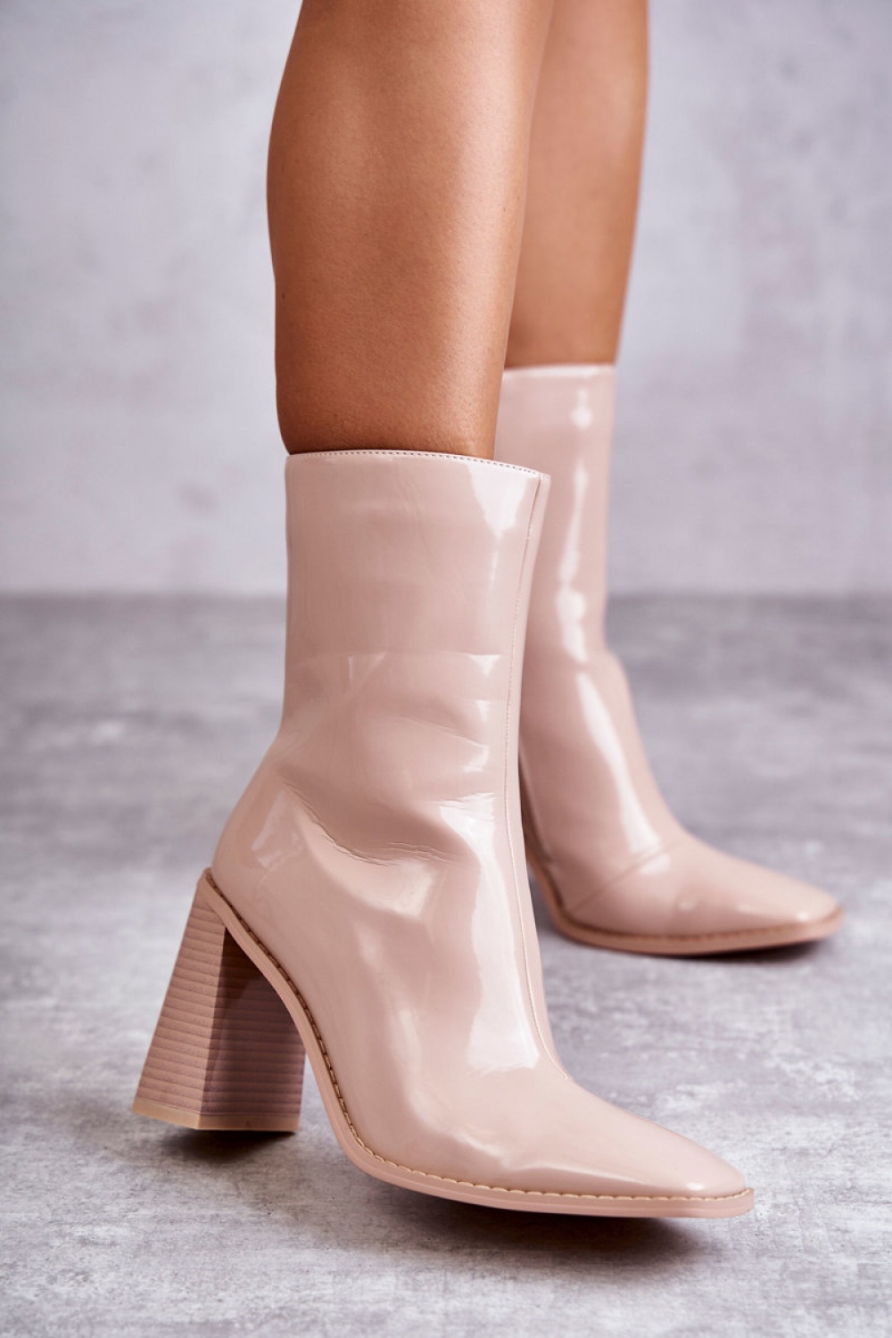 Laarsjes met hoge hak model 173599 Step in style