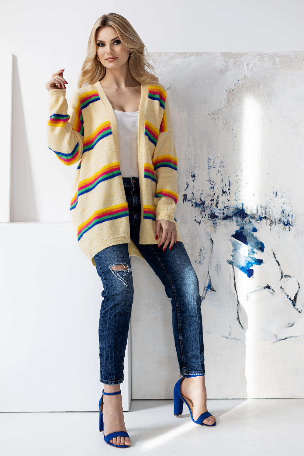cardigan model 178649 PeeKaBoo - Afbeelding 2