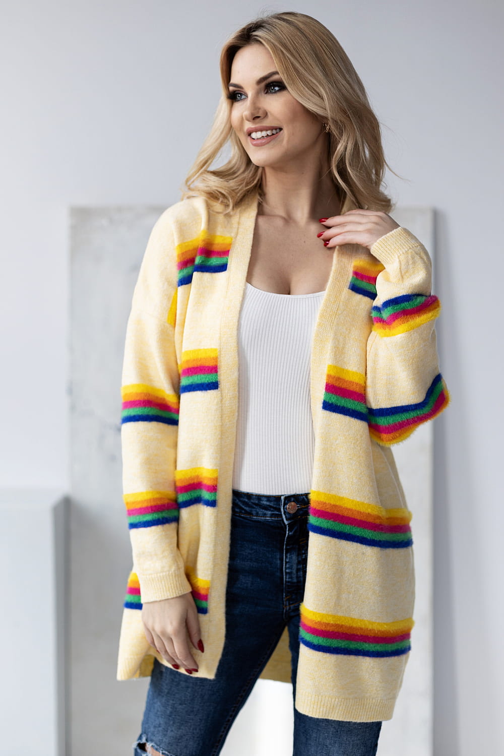 cardigan model 178649 PeeKaBoo - Afbeelding 3