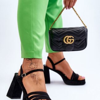 sandalen op hak model 179122 Step in style