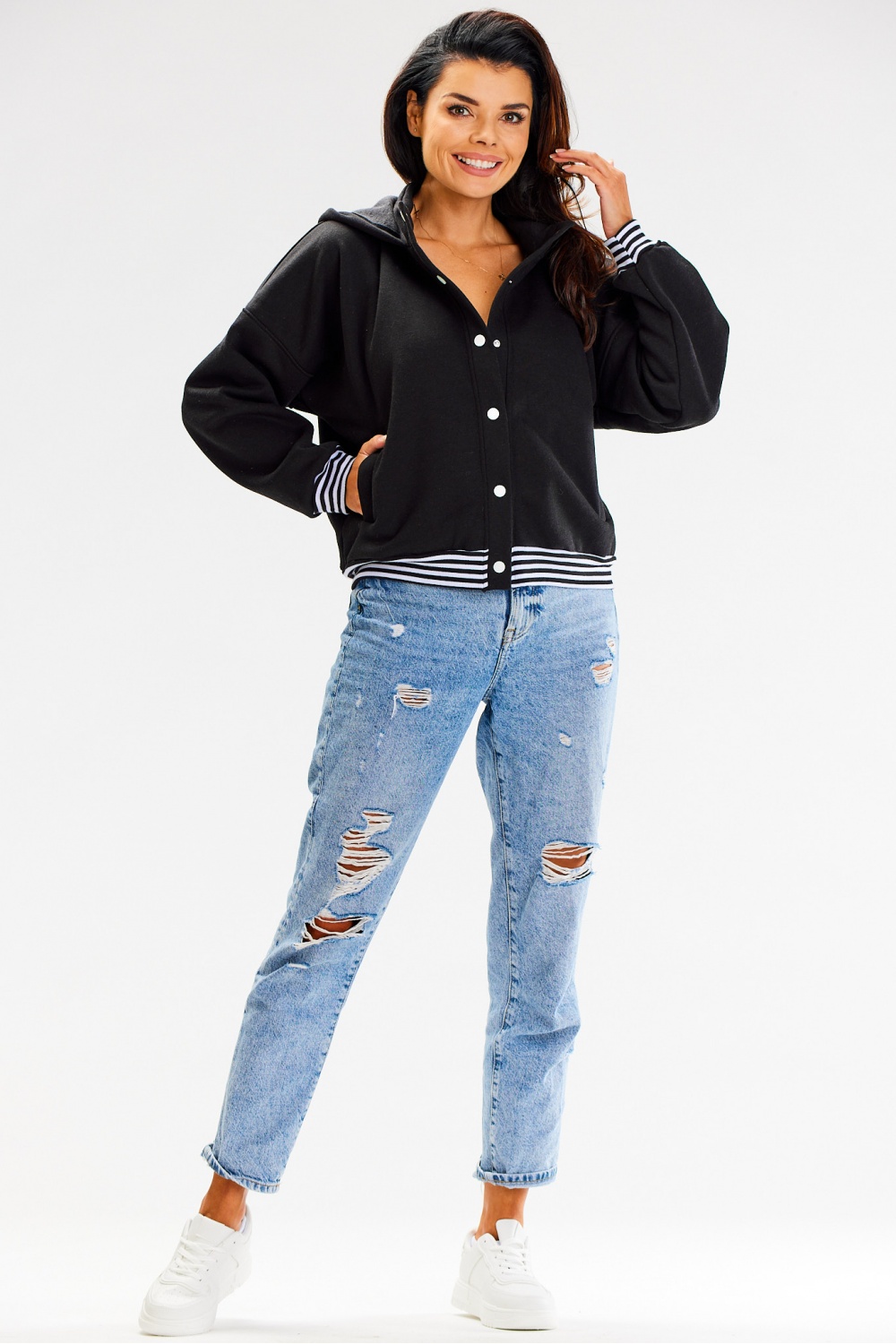 blouse model 187133 awama - Afbeelding 2