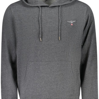 MILITARY ACADEMY MEN'S GRAY ZIP-UP SWEATSHIRT