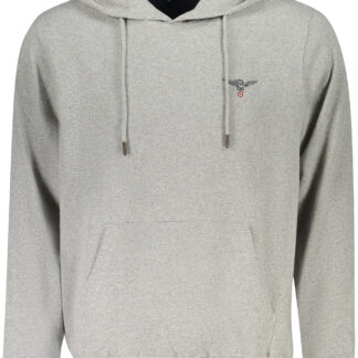 MILITARY ACADEMY MEN'S GRAY ZIP-UP SWEATSHIRT