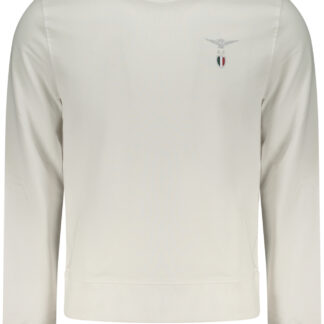 MILITARY ACADEMY MEN'S WHITE ZIP-UP SWEATSHIRT