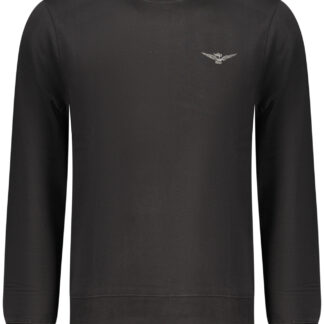 MILITARY ACADEMY MEN'S BLACK ZIP-UP SWEATSHIRT