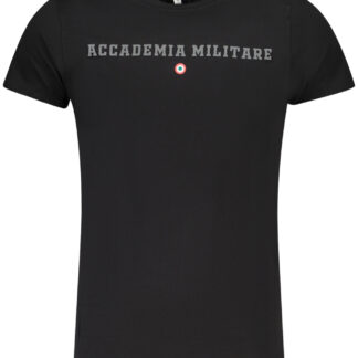 MILITARY ACADEMY BLACK MEN'S SHORT SLEEVE T-SHIRT