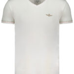 AERONAUTICA MILITARE MEN'S WHITE SHORT SLEEVE T-SHIRT