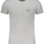 AERONAUTICA MILITARE MEN'S WHITE SHORT SLEEVE T-SHIRT