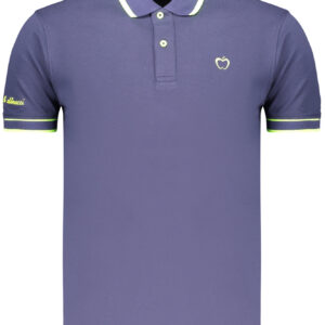 Kisses & Hugs Men's Blue Short-Sleeved Polo Shirt