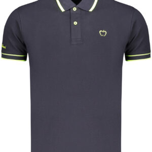 Kisses & Hugs Men's Blue Short-Sleeved Polo Shirt