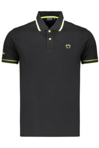 Kisses &amp; Hugs Men's Short-Sleeved Black Polo Shirt