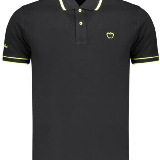 Kisses & Hugs Men's Short-Sleeved Black Polo Shirt