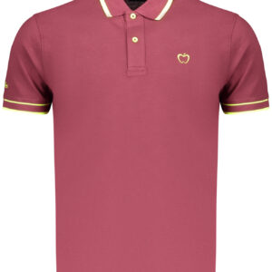 Kisses & Hugs Men's Red Short-Sleeved Polo Shirt