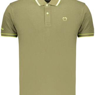 Kisses & Hugs Men's Green Short-Sleeved Polo Shirt