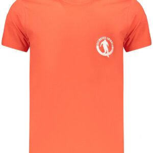 BIKKEMBERGS MEN'S SHORT-SLEEVE T-SHIRT ORANGE