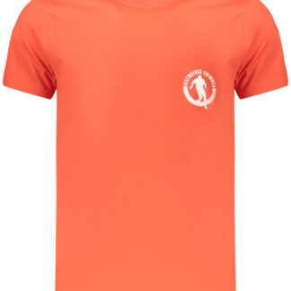 BIKKEMBERGS MEN'S SHORT-SLEEVE T-SHIRT ORANGE