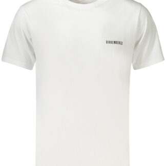 BIKKEMBERGS MEN'S SHORT-SLEEVE T-SHIRT WHITE