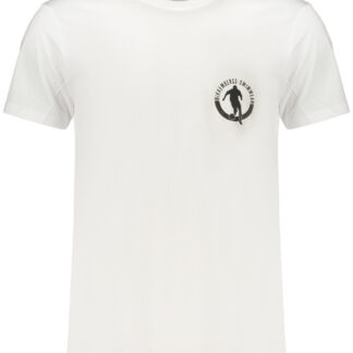 BIKKEMBERGS MEN'S SHORT-SLEEVE T-SHIRT WHITE