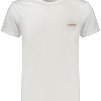 BIKKEMBERGS MEN'S SHORT-SLEEVE T-SHIRT WHITE
