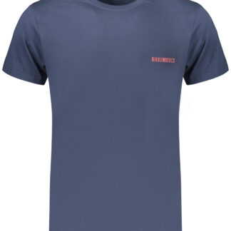 BIKKEMBERGS MEN'S SHORT-SLEEVE T-SHIRT BLUE