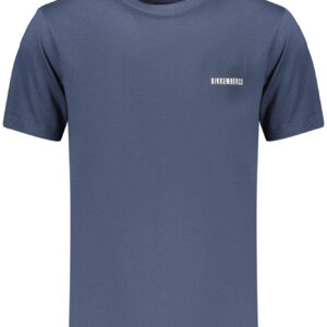 BIKKEMBERGS MEN'S SHORT-SLEEVE T-SHIRT BLUE