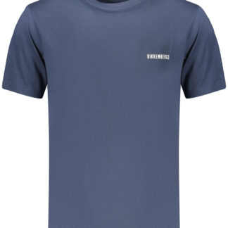 BIKKEMBERGS MEN'S SHORT-SLEEVE T-SHIRT BLUE