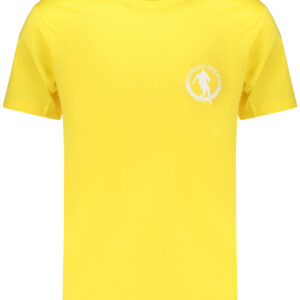 BIKKEMBERGS MEN'S SHORT-SLEEVED T-SHIRT YELLOW