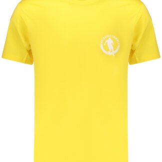 BIKKEMBERGS MEN'S SHORT-SLEEVED T-SHIRT YELLOW