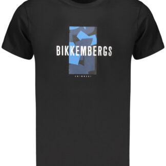 BIKKEMBERGS MEN'S SHORT-SLEEVE T-SHIRT BLACK