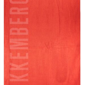 BIKKEMBERGS WOMEN'S RED BEACH TOWEL