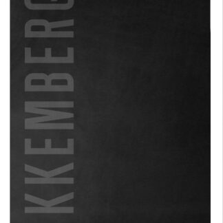 BIKKEMBERGS MEN'S BLACK BEACH TOWEL