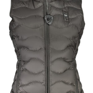 BLAUER APPAREL WOMEN'S BLACK SLEEVELESS JACKET