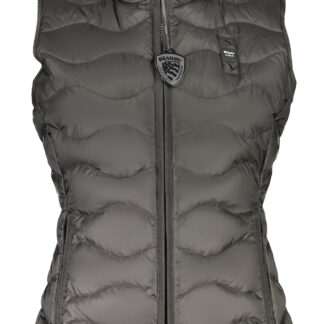 BLAUER APPAREL WOMEN'S BLACK SLEEVELESS JACKET
