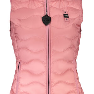 BLAUER APPAREL WOMEN'S PINK SLEEVELESS JACKET