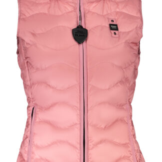 BLAUER APPAREL WOMEN'S PINK SLEEVELESS JACKET