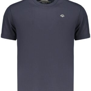 BLAUER APPAREL MEN'S SHORT-SLEEVE T-SHIRT BLUE