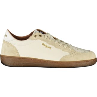 BLAUER MEN'S WHITE SPORTS SHOES