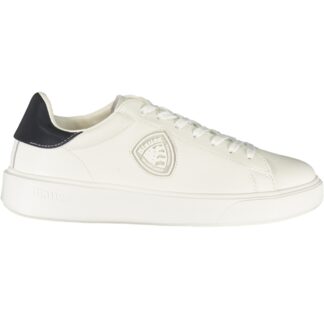 BLAUER MEN'S WHITE SPORTS SHOES