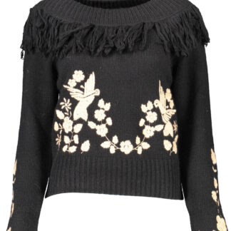 BLUGIRL BLACK WOMAN SWEATER