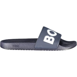 BOSS FOOTWEAR MEN'S BLUE SLIPPER