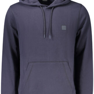 BOSS MEN'S BLUE ZIP-UP SWEATSHIRT