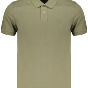 BOSS MEN'S SHORT-SLEEVE POLO SHIRT GREEN