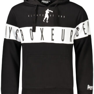 BOXEUR DES RUES BLACK MEN'S ZIPLESS SWEATSHIRT