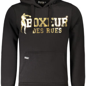 BOXEUR DES RUES BLACK MEN'S ZIPLESS SWEATSHIRT
