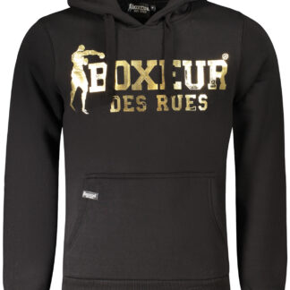 BOXEUR DES RUES BLACK MEN'S ZIPLESS SWEATSHIRT