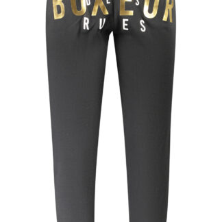 BOXEUR DES RUES BLACK MEN'S LONG SUIT PANTS